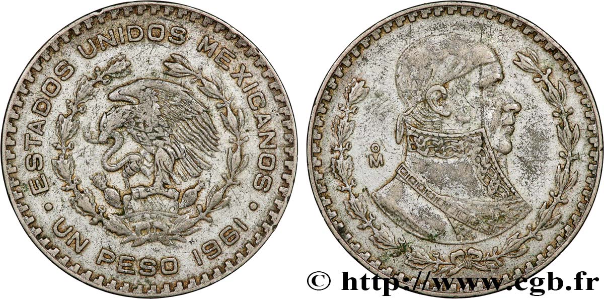 MEXIQUE 1 Peso Jose Morelos y Pavon 1961 Mexico fwo_783820 Monde