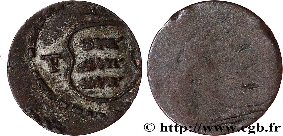 SVIZZERA - CANTONE DEI GRIGIONI 1 Pfennig (1723-1740)  BB 