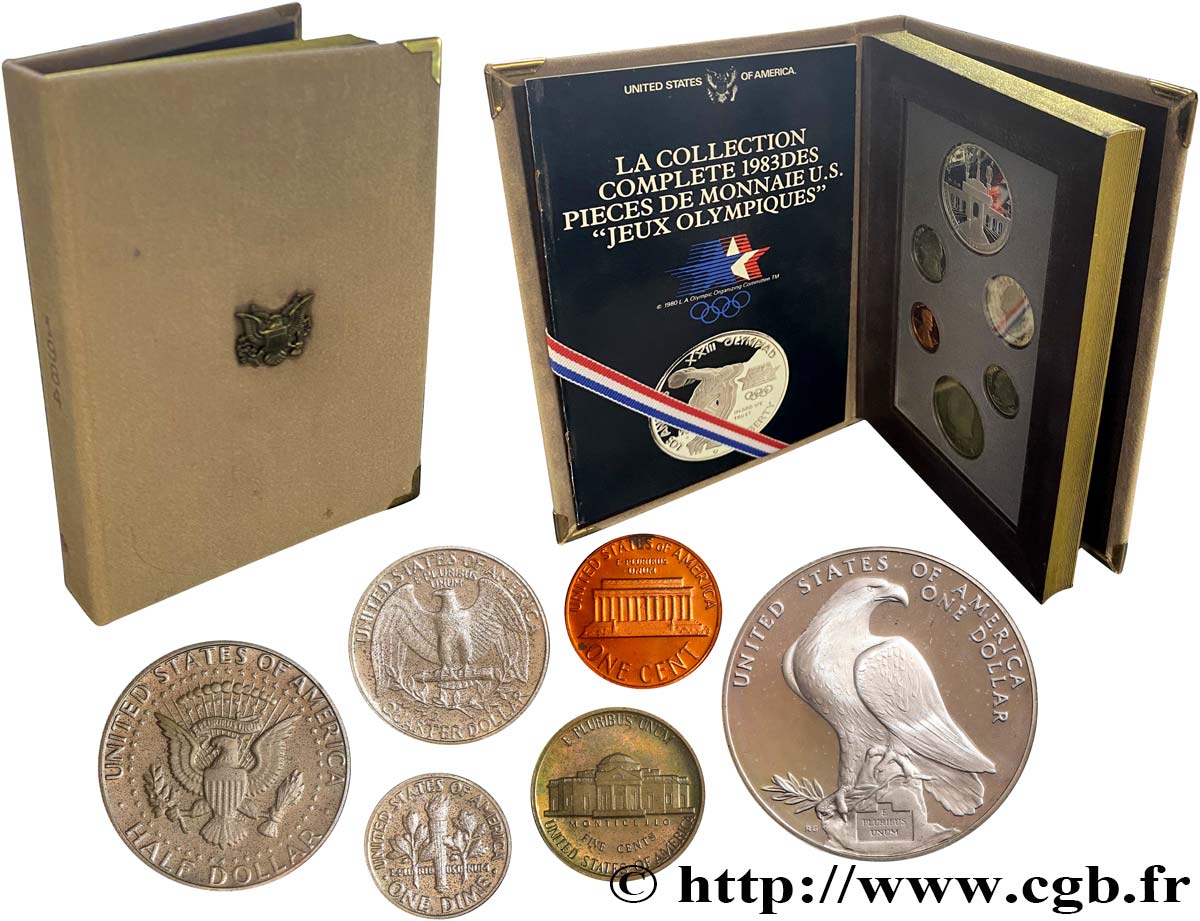 UNITED STATES OF AMERICA Série Proof 6 monnaies Prestige Set 1984 San Francisco - S MS 