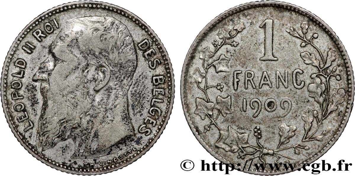 Lot De 3 Pièces Argent Anciennes - 1 Franc Belge 1867 Et Deux Autres