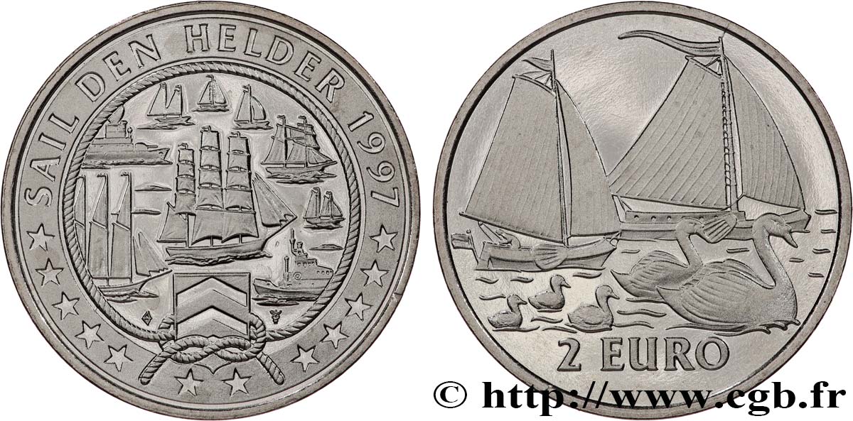 PAYS-BAS 2 Euro Proof Sail den Helder 1997  SPL 