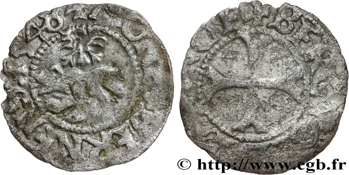 SUIZA - CANTÓN DE BERNA 1/2 Kreuzer (Vierer) 1548  BC 