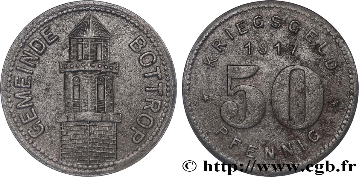 DEUTSCHLAND - Notgeld 50 Pfennig Bottrop 1917  SS 