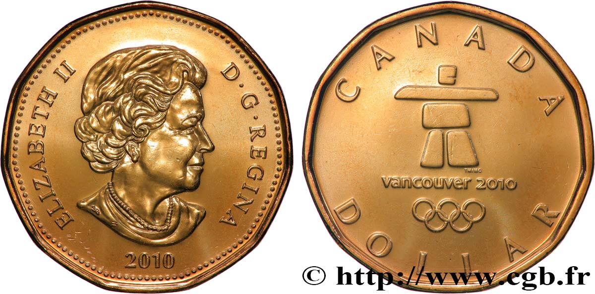 CANADA 1 Dollar Jeux olympiques et paralympiques d hiver Vancouver - 2010 2010  MS 