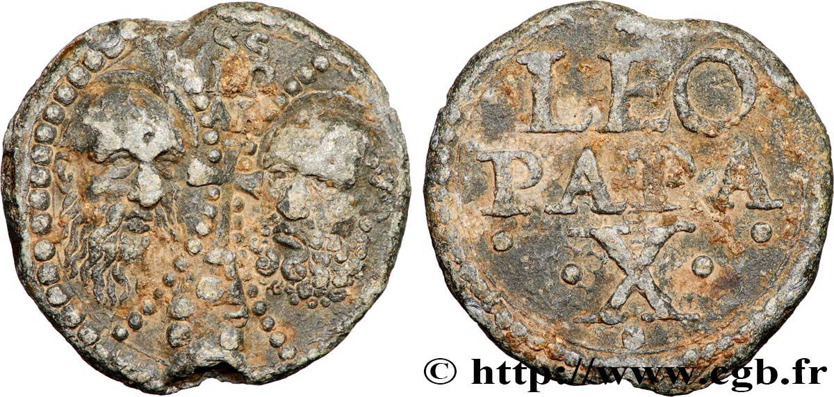 ITALIA - ESTADOS PONTIFICOS - LEÓN X - (Giovanni de Medici) Bulle papale  n.d. Rome MBC 