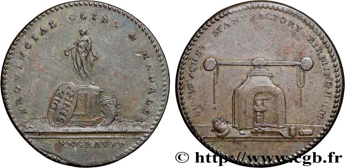 REINO UNIDO (TOKENS) Farthing - Lutwiche n.d.  MBC+ 