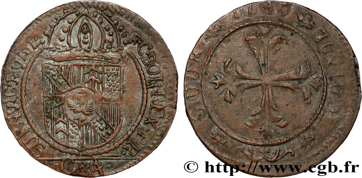 SUISSE - CANTON DE NEUCHATEL 4 Kreuzer (1 Batzen) Frédéric Guillaume II 1790  TB+ 