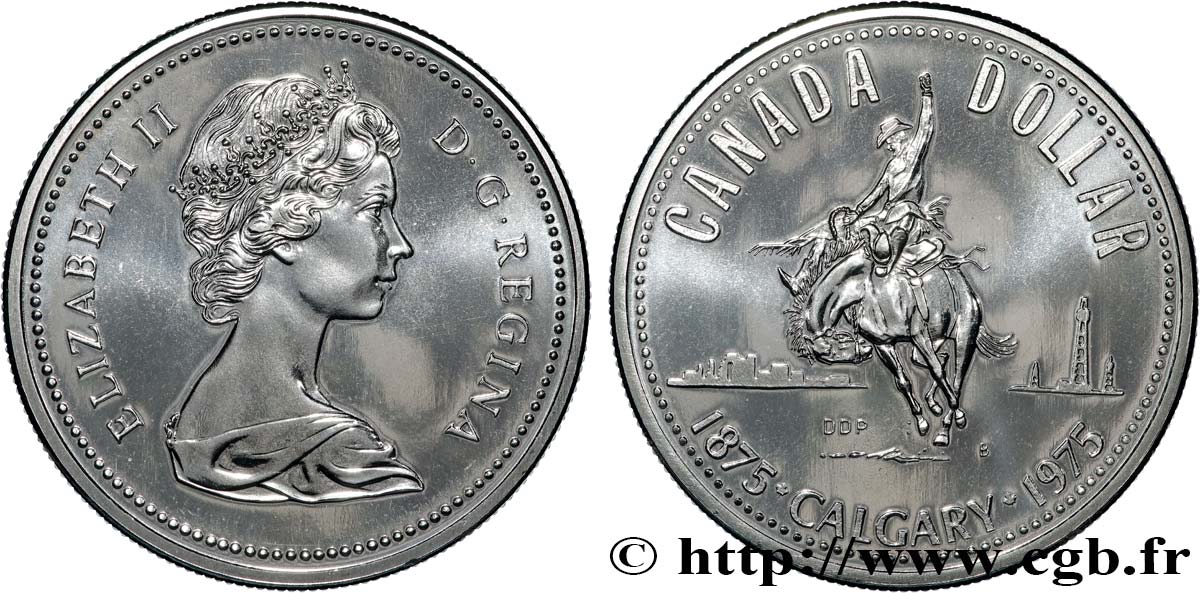 CANADá
 1 Dollar centenaire de Calgary 1975  SC 