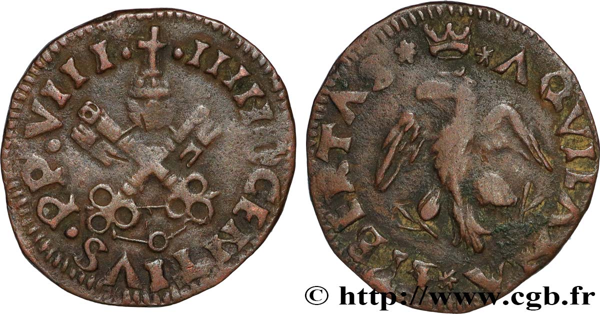 ITALIA - ESTADOS PONTIFICOS - INOCENCIO VIII (Giovanni Battista Cibo) 1 Cavallo N.D. (1485-1486) L’Aquila BC 