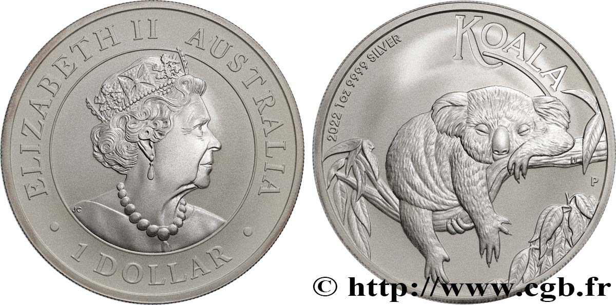 SILVER INVESTMENT 1 Oz - 1 Dollar Koala 2022  ST 