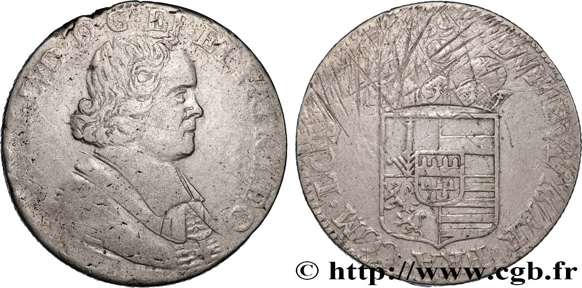 ÉVÊCHÉ DE LIÈGE - JEAN-LOUIS D ELDEREN Patagon 1691 Liège BC+ 