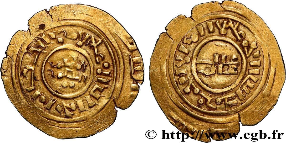 ORIENT LATIN - CROISADES - ANONYME Dinar ou Besant c. 1187-1260 Acre ? SS 