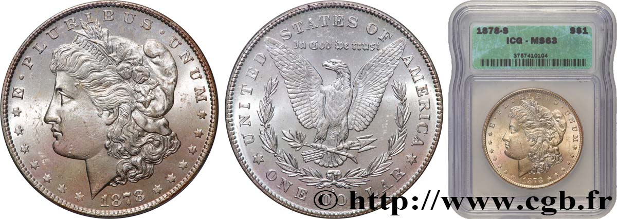 ÉTATS-UNIS D AMÉRIQUE 1 Dollar type Morgan 1878 San Francisco - S SPL63 autre