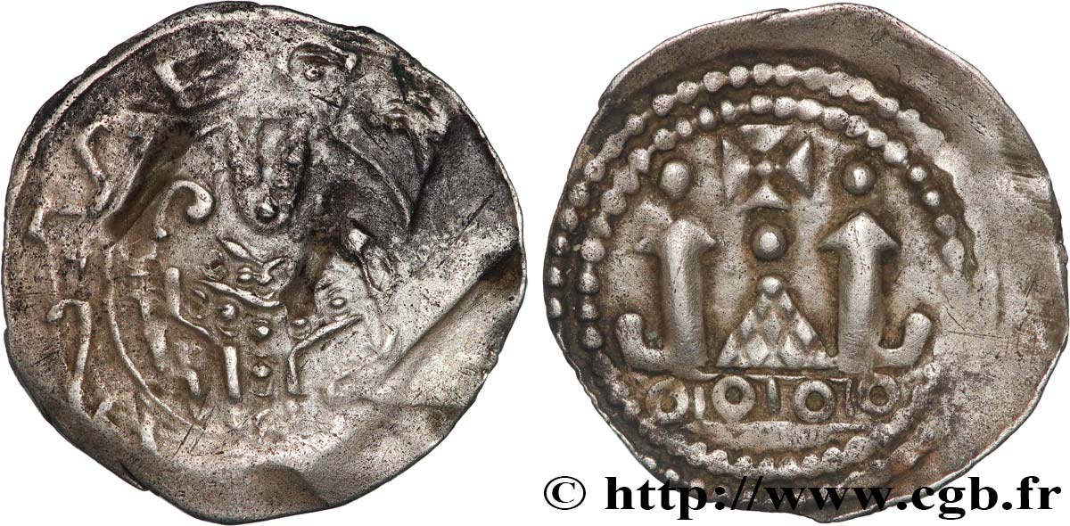 ITALIE - PATRIARCAT D AQUILÉE - FRISACENSI Denier n.d. Aquilée TB+/TTB 