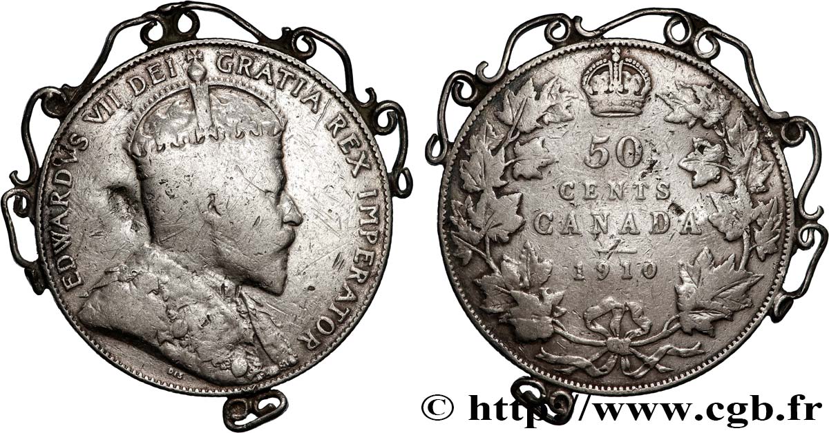 CANADA - EDWARD VII 50 Cents  1910  q.BB 