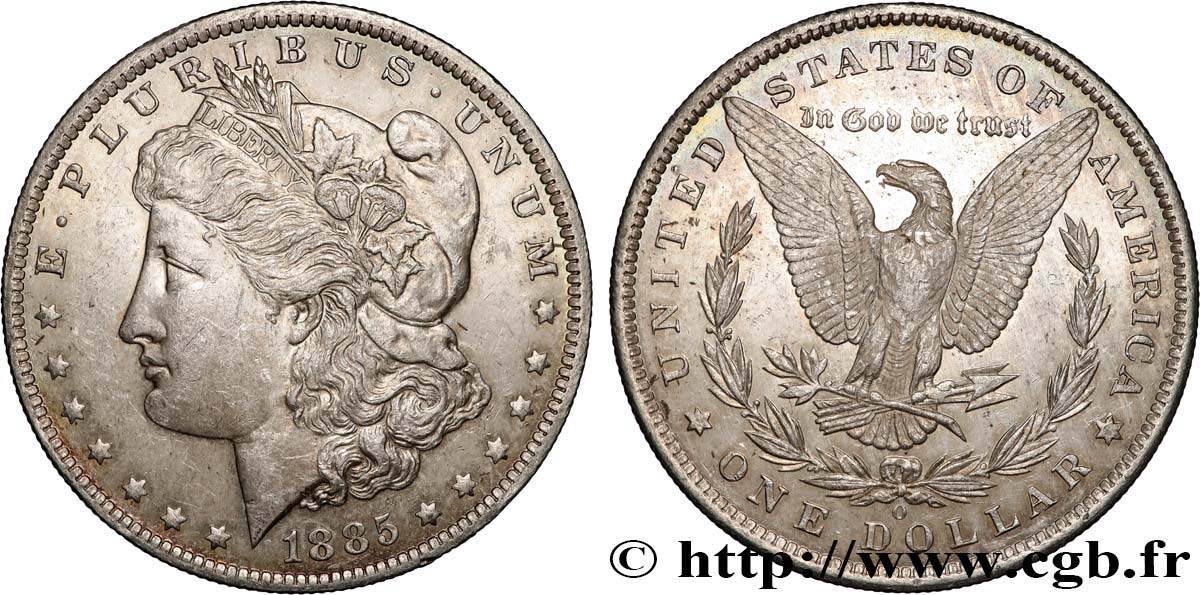 ÉTATS-UNIS D AMÉRIQUE 1 Dollar Morgan 1885 Nouvelle-Orléans SPL 