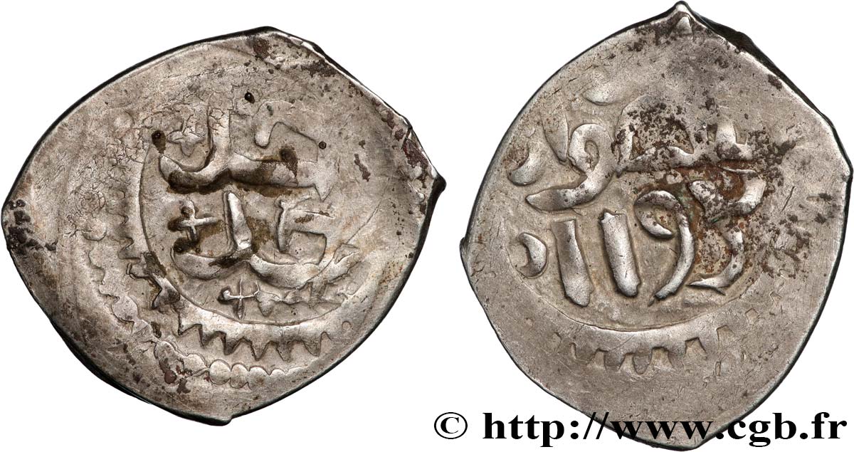 MOROCCO - (SIDI) MOHAMMED III 1 Dirham AH 1195 (1781) Tétouan XF 