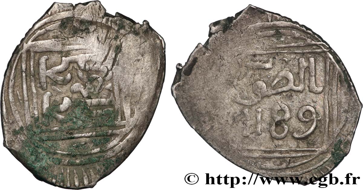 MAROKKO - (SIDI) MUHAMMAD III 1 Dirham AH 1189 (1775) Essaouira S 
