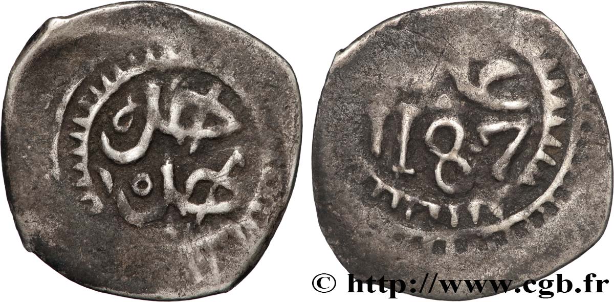 MARRUECOS - (SIDI) MOHAMMED III 1 Dirham AH 1187 (1773) Sans atelier BC 