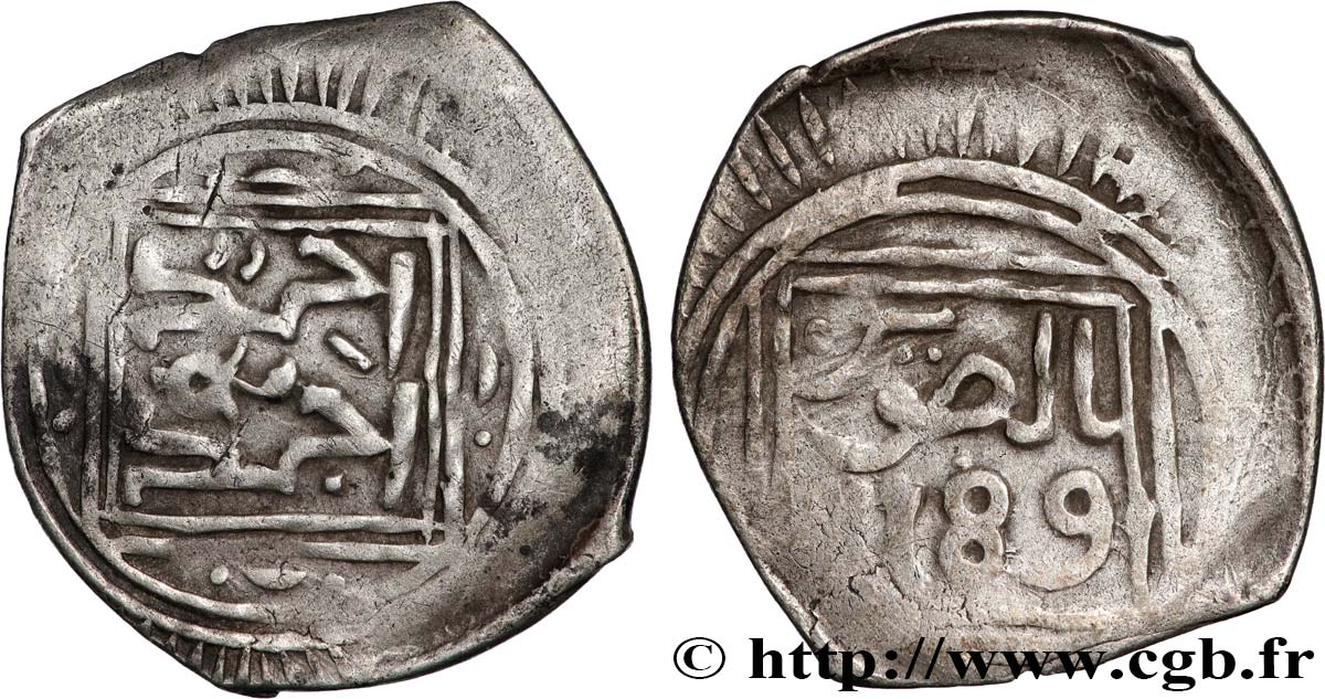 MOROCCO - (SIDI) MOHAMMED III 1 Dirham AH 1189 (1775) Essaouira VF 