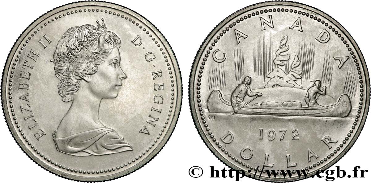 CANADá
 1 Dollar Proof Elisabeth II 1972  EBC 