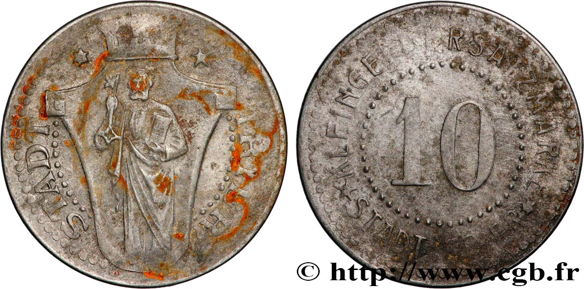 ALEMANIA - Notgeld 10 Pfennig Trèves (Trier) 1919  BC 