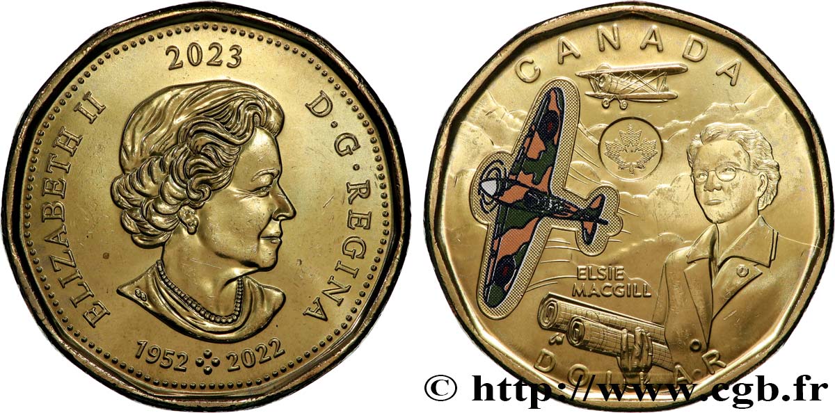 CANADA 1 Dollar Hommage à Elsie MacGill 2023  MS 