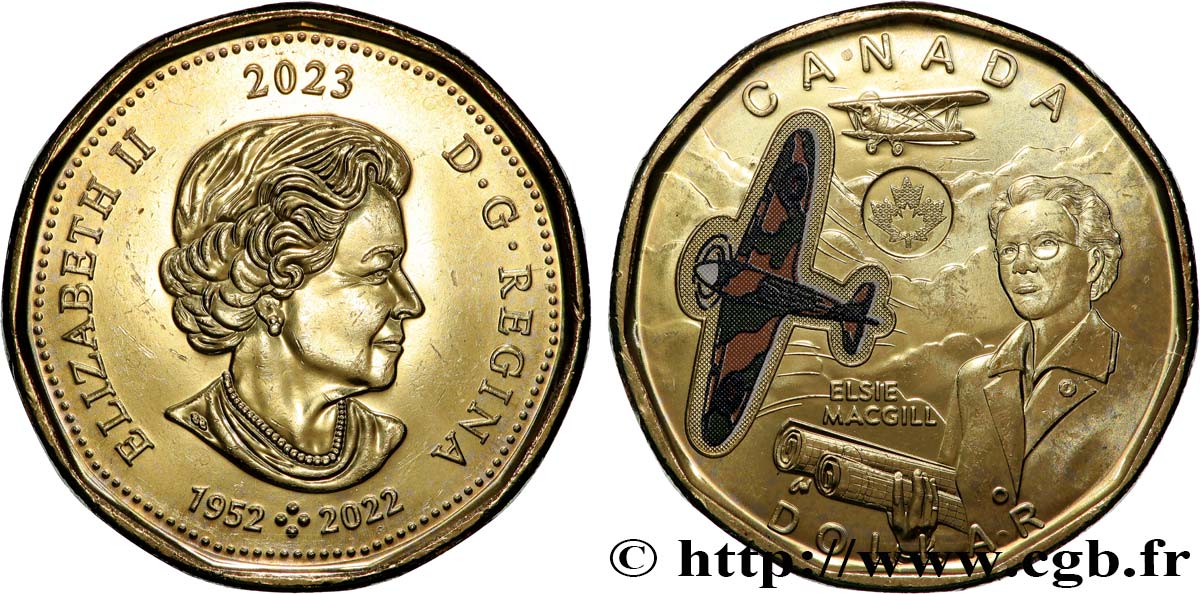 CANADA 1 Dollar Hommage à Elsie MacGill 2023  MS 