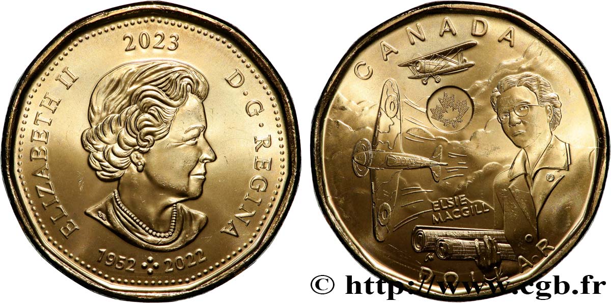 CANADA 1 Dollar Hommage à Elsie MacGill 2023  MS 