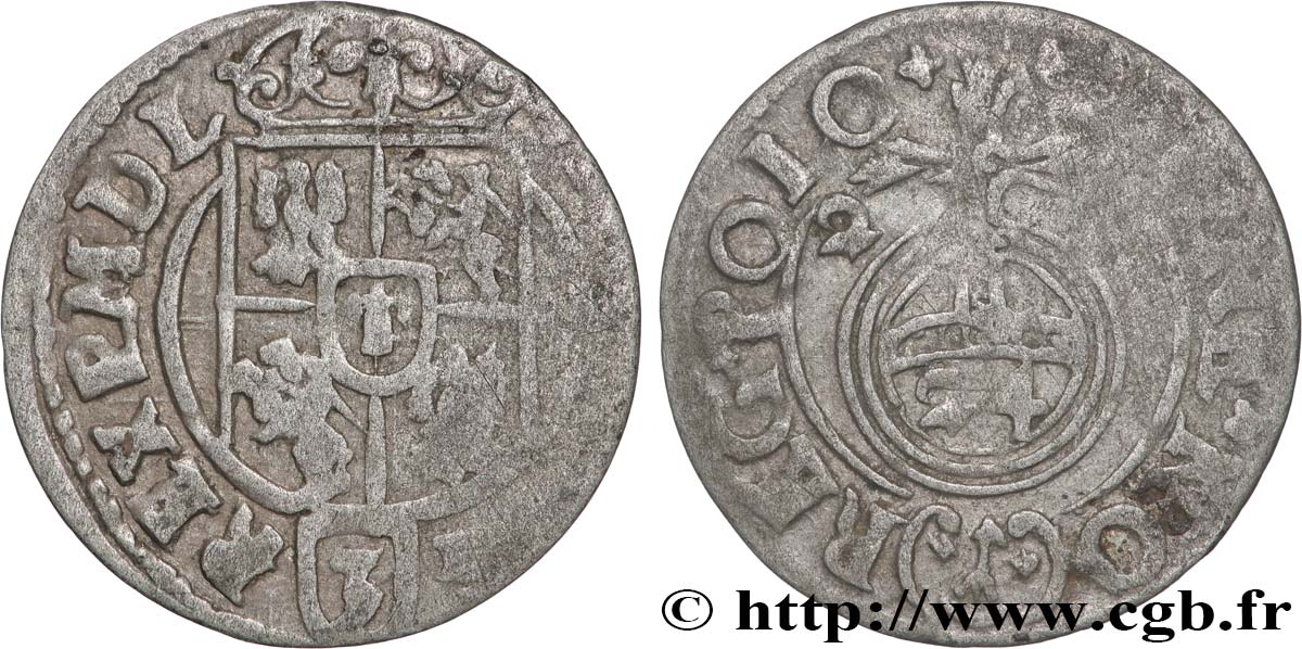 POLONIA - SIGISMUNDO III VASA 1 Półtorak / 3 Polker / 1/24 Thaler Sigismond III Vasa 162[?] Cracovie BC 