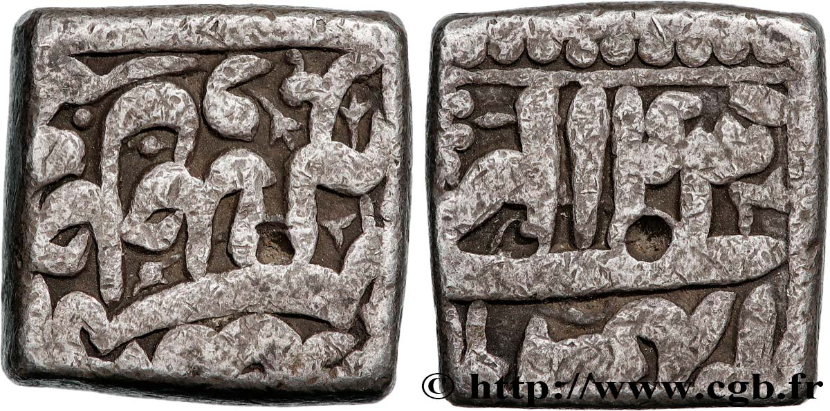 INDIA - MUGHAL EMPIRE - AKBAR 1 Roupie n.d.  VF 