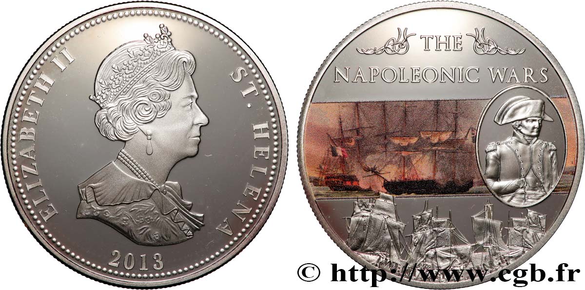 SANT ELENA 25 Pence Proof Guerre Napoléonienne  2013  MS 