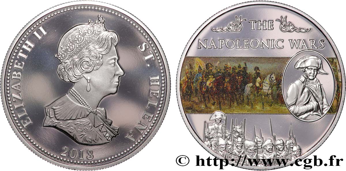 SAINT HELENA 25 Pence Proof Guerre Napoléonienne - Bataille d’Iéna 2013  MS 