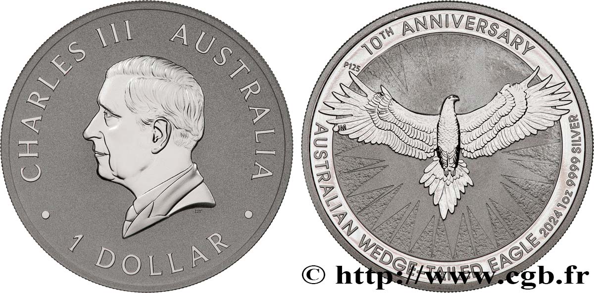 ARGENT D INVESTISSEMENT 1 Oz - 1 Dollar Proof Aigle 2024  FDC 