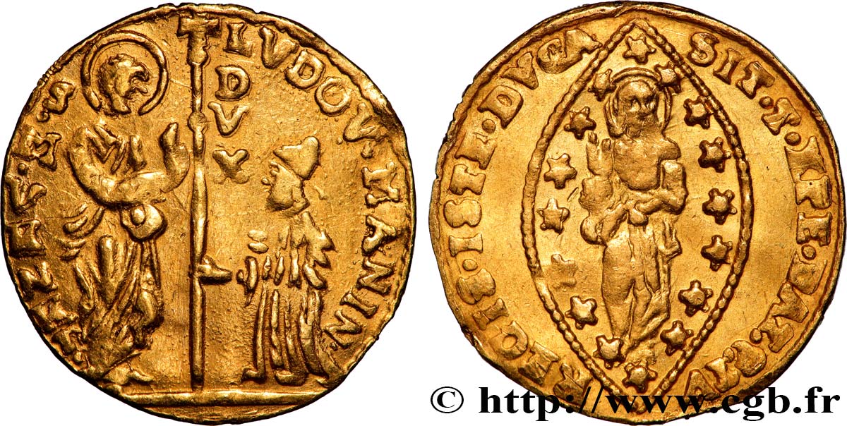 ITALIEN - VENEDIG - LUDOVICO MANIN (120. doge) Zecchino (Sequin) n.d. Venise SS 