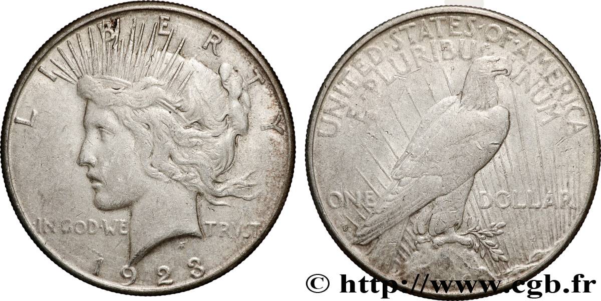 STATI UNITI D AMERICA 1 Dollar Peace 1923 San Francisco q.BB 