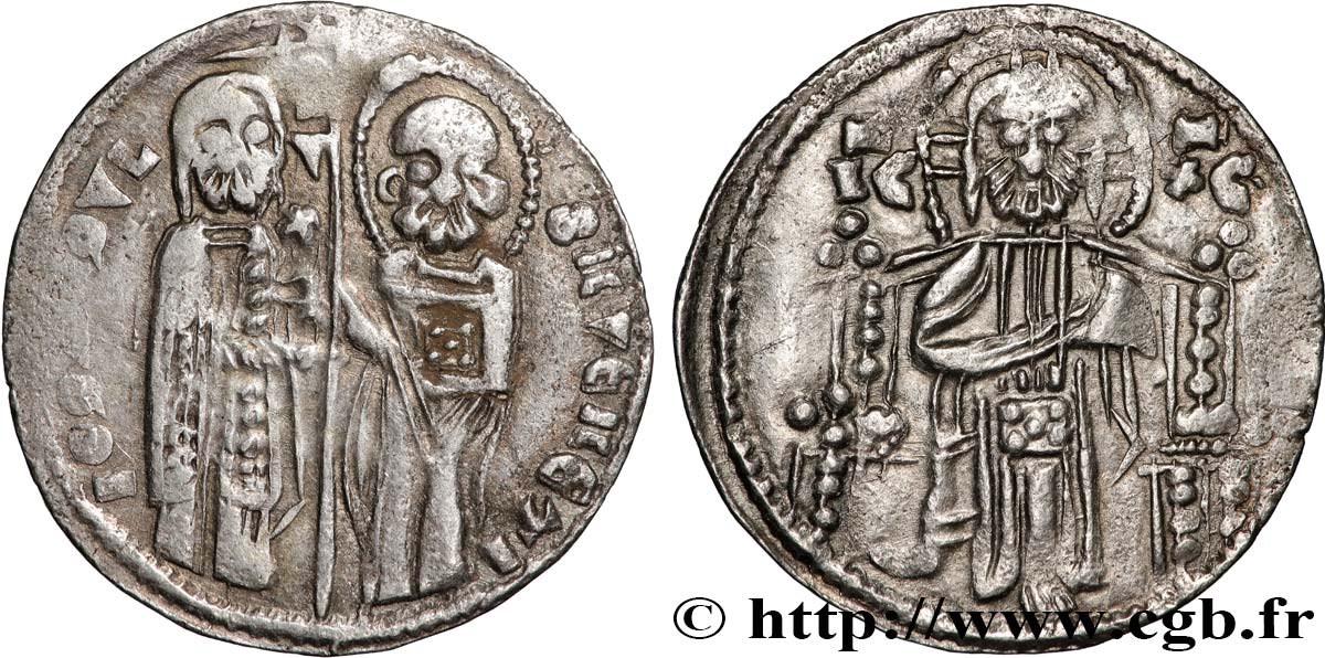 ITALY - VENICE - GIOVANNI DANDOLO (48th doge) Grosso ou matapan n.d. Venise SS 