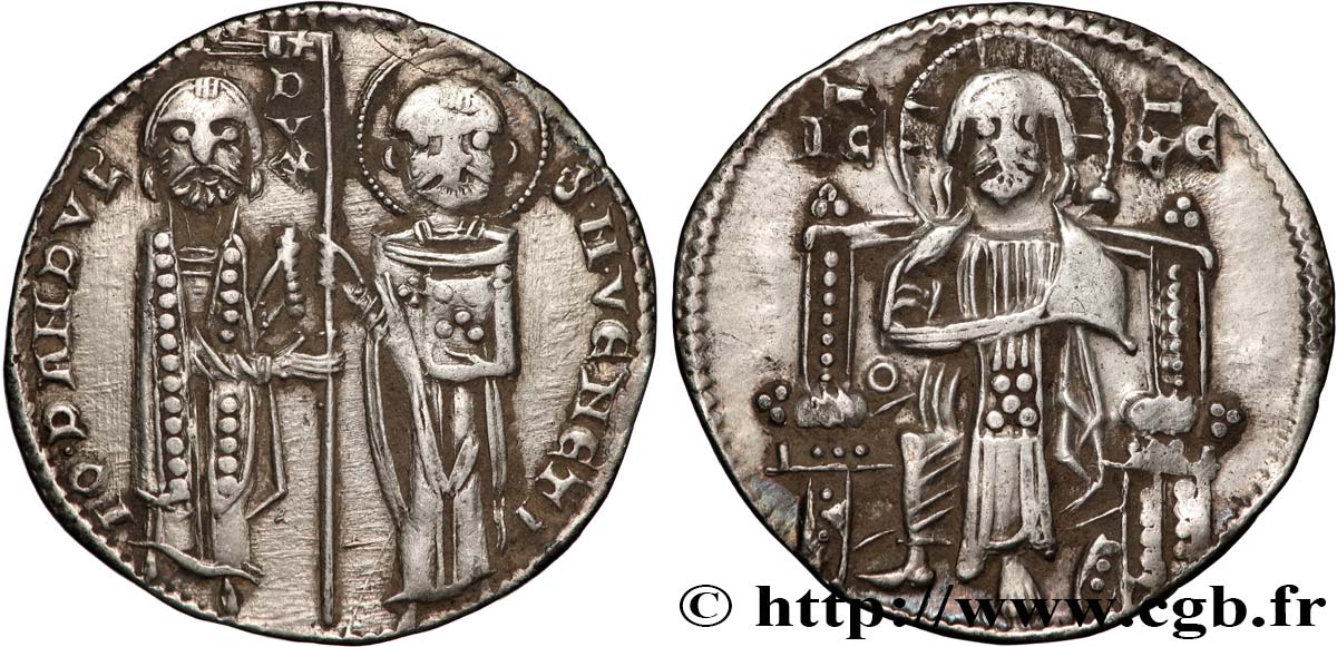 ITALY - VENICE - GIOVANNI DANDOLO (48th doge) Grosso ou matapan n.d. Venise MBC 