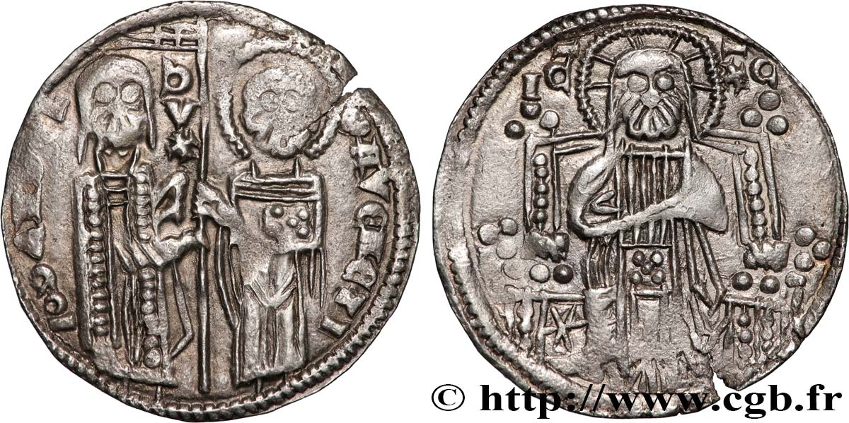 ITALY - VENICE - GIOVANNI DANDOLO (48th doge) Grosso ou matapan n.d. Venise SS 