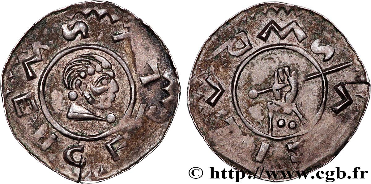 KINGDOM OF BOHEMIA - VRATISLAV II Denier n.d.  SPL 