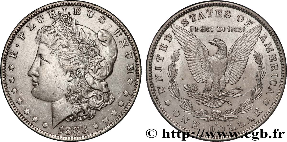 ESTADOS UNIDOS DE AMÉRICA 1 Dollar Morgan 1883 Nouvelle-Orléans EBC 