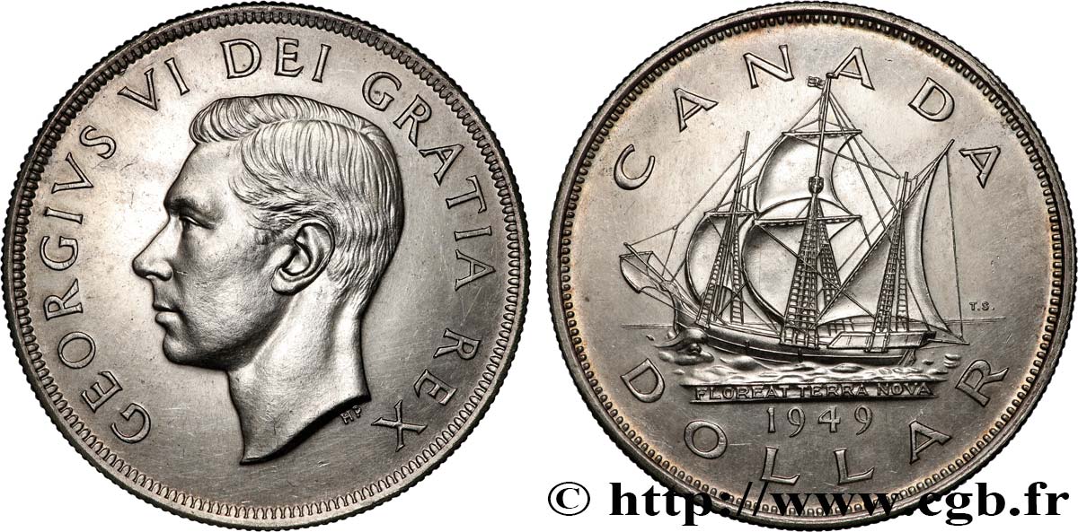 CANADA 1 Dollar Georges VI “Matthew” 1949  SUP 