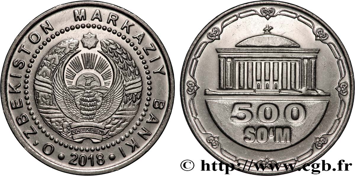 UZBEKISTáN 500 Som 2018  SC 