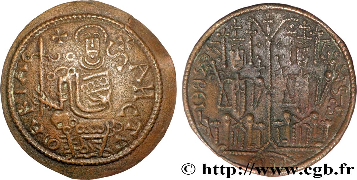 HUNGARY - KINGDOM OF HUNGARY - BELA III Follis c. 1173-1196 Buda AU 