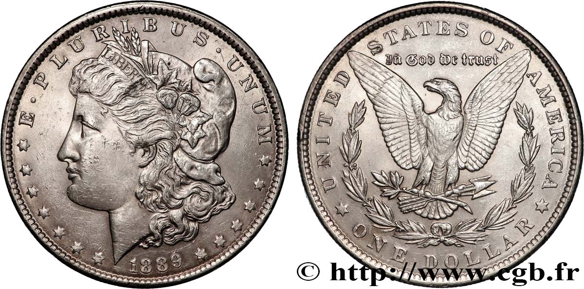 UNITED STATES OF AMERICA 1 Dollar Morgan 1889 Philadelphie AU 