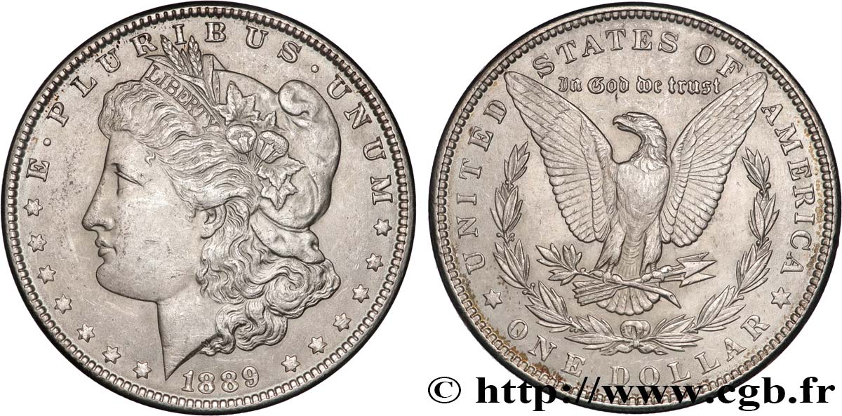 UNITED STATES OF AMERICA 1 Dollar Morgan 1889 Philadelphie AU 