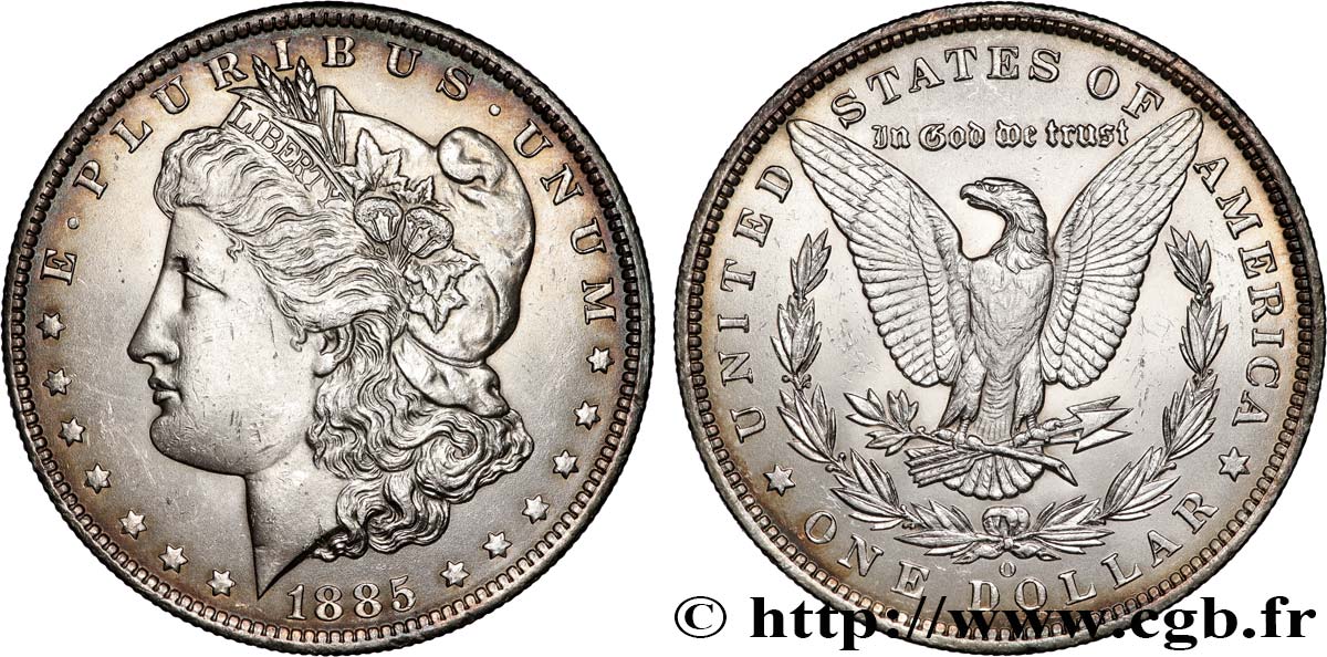 UNITED STATES OF AMERICA 1 Dollar Morgan 1885 Nouvelle-Orléans MS 