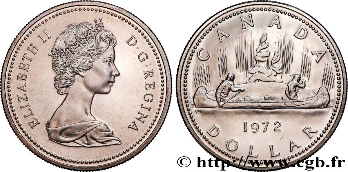 CANADá
 1 Dollar Proof Elisabeth II 1972  SC 