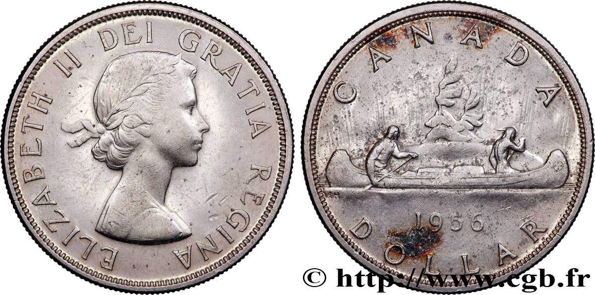 CANADá
 1 Dollar Elisabeth II 1956  MBC+ 