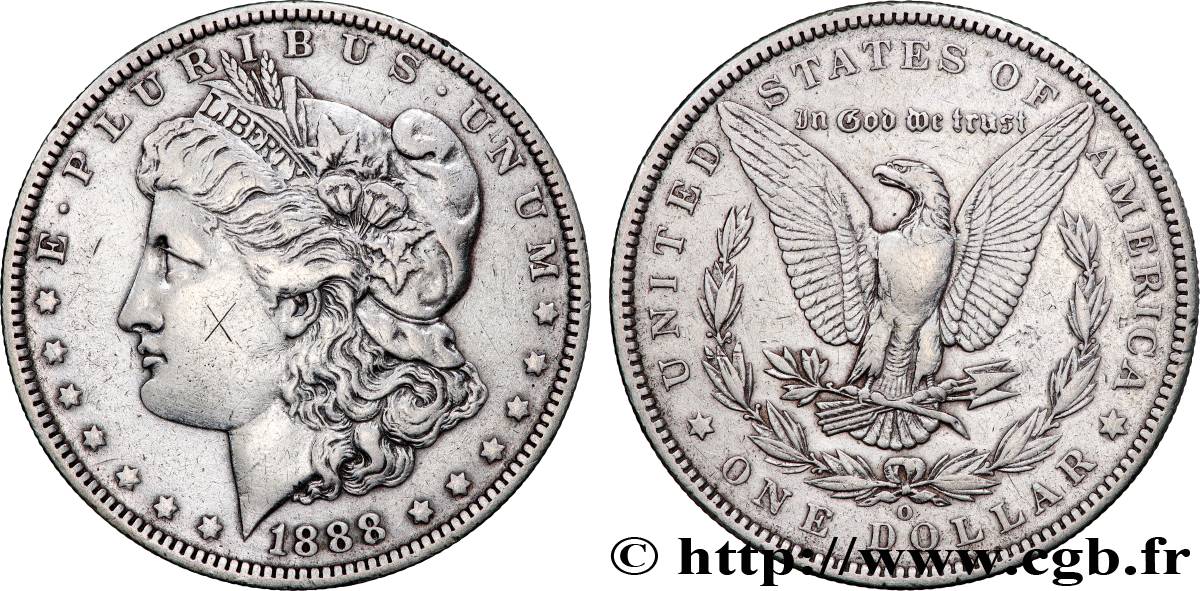 UNITED STATES OF AMERICA 1 Dollar type Morgan 1888 Nouvelle-Orléans - O XF 